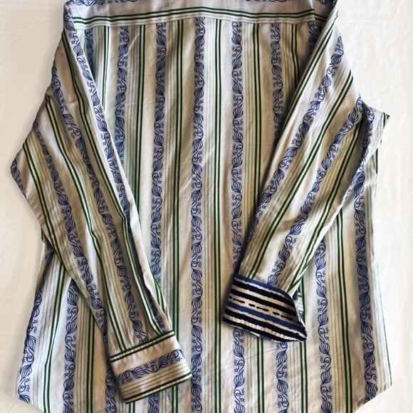 Vintage Robert Graham LS Shirt Medium Classic - Picture 2 of 9